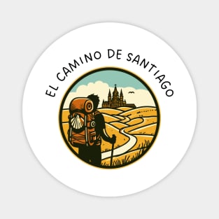 Buen Camino! El Camino de Santiago de Compostela - The Way of Saint James - Peregrino Pilgrim - Camino Frances Ingles Primitivo Shirt, Hoodie, Mug, Tote, Souvenir, etc Magnet